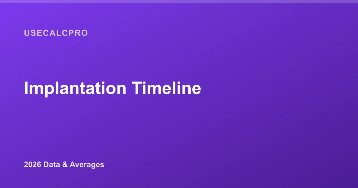 Implantation Timeline: Day-by-Day After Ovulation (2026)