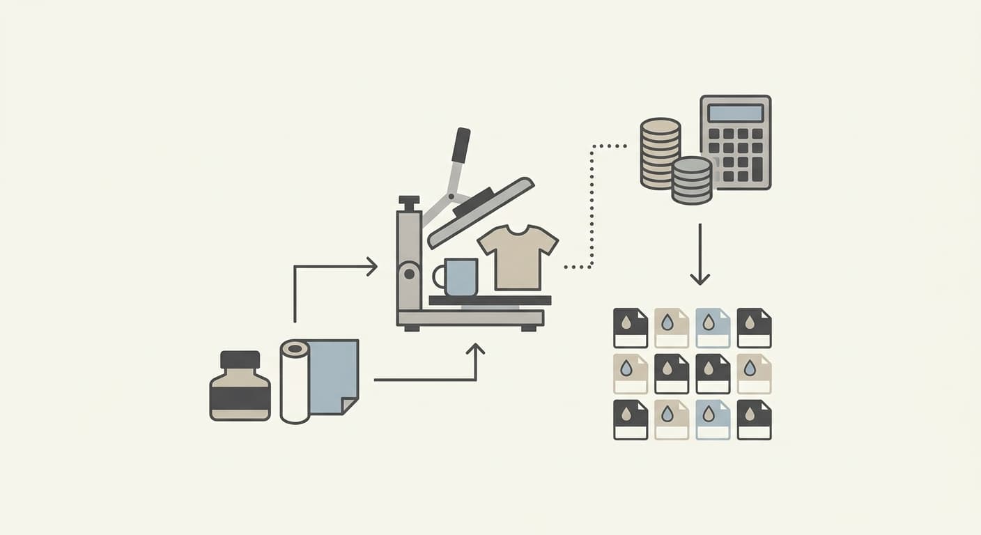 Sublimation Cost Per Print in 2026: Real Data From 125 Sessions