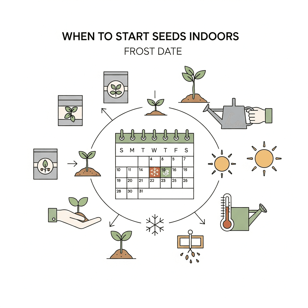 When to Start Seeds Indoors: Frost Date Calculator & Planting Schedule