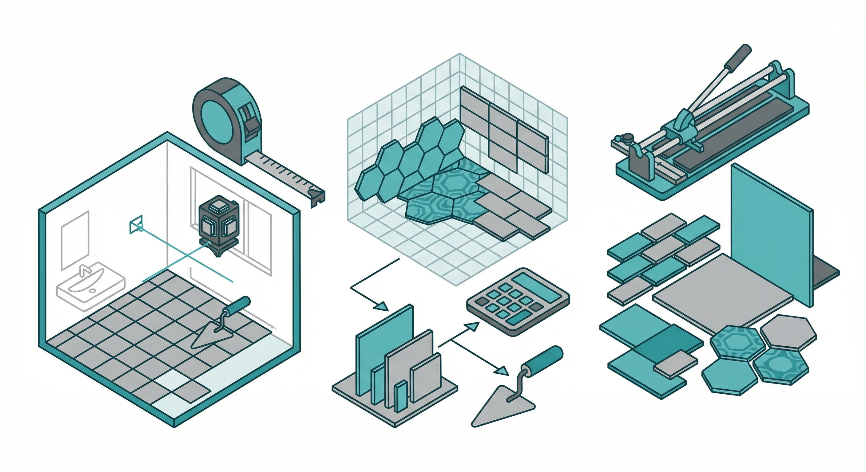 Tile Layout Patterns Guide: Waste Factors, Grout & Ordering Tips ...