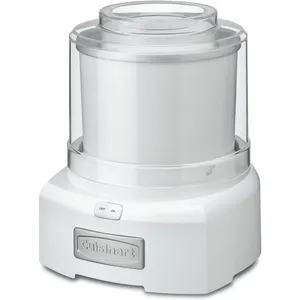 Cuisinart Ice Cream Maker, 1.5 Quart Double Insulated, Sorbet and Frozen Yogurt Maker, Ready in 20 Minutes, ICE-21P1, White