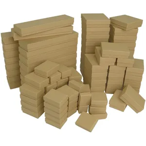 888 Display Kraft Jewelry Boxes 50pk