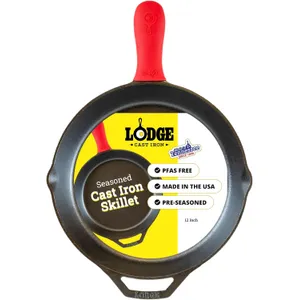 Lodge Cast Iron Skillet 12 Inch Pre-Seasoned