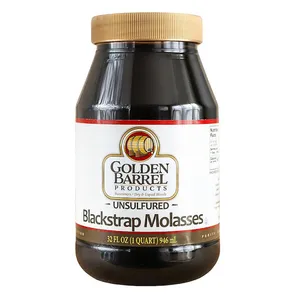 Golden Barrel Unsulfured Blackstrap Molasses, 32 oz