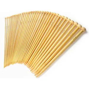LIHAO 36pcs Bamboo Knitting Needles Set