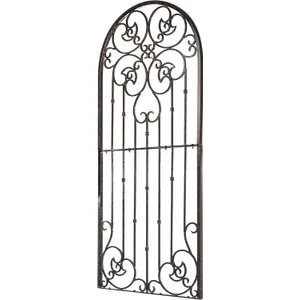 Dura-Trel 6.5ft Vinyl PVC Garden Arbor Trellis White