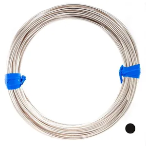 CRAFT WIRE 20 Gauge, 925 Sterling Silver Wire (Round) Dead Soft Made in USA - 5FT
