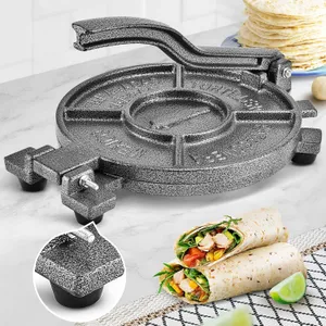 Tortilla Press 8" Cast Iron for Corn Flour