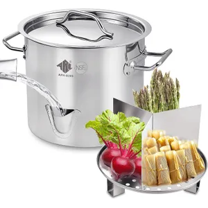 IMUSA Aluminum Tamale Steamer Pot 32Qt