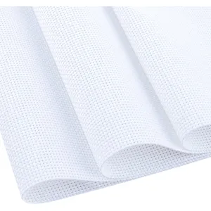 Cross Stitch Aida Fabric 14 Count, 59 by 39 Inch Large Size, Classic Reserve Cross Stitch Aida Cloth for Home DIY Embroidery Decoration