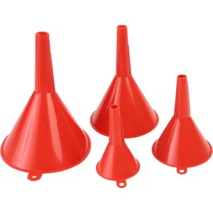 GreatNeck 4-Pc Automotive Oil Funnel Set