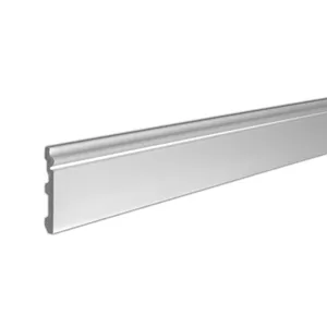 Outwater 4-3/4 inch x 5/8 inch x 96 inch Baseboard Moulding, 5 Pack, Primed White