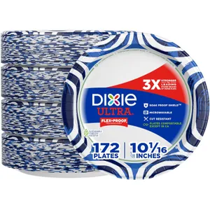 Dixie Ultra Heavy Duty Paper Plates 10" 172-Count