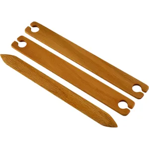 Oak Weaving Shuttle & Pick-Up Stick Set 8" (3-Piece)