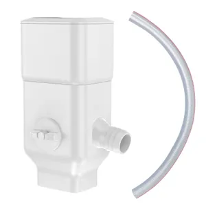 Downspout Diverter, Rainwater Diverter Fits for 3"x4" Oversize Downspout and 2"x3" Downspout, Rainwater Collection System with Adjustable Valve, Diverts Water into Rain Barrel, 4ft. Hose
