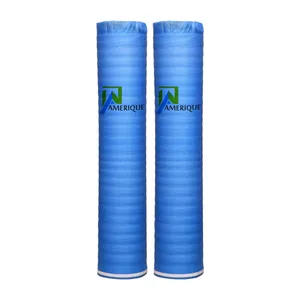 400SQFT AMERIQUE 2MM Premium Flooring Padding 3-in-1 Heavy Duty Foam Blue, 200SF/Roll, Pack of 2 Underlayment, with Tape & Vapor Barrier