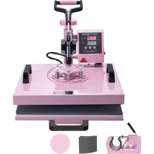 Heat Press Machine 15x15 5-in-1 with Tumbler Press