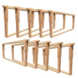 Hoover Hives Wooden Deep Frames – Durable and Precision-Crafted Langstroth Frames for Beekeeping, Compatible with Standard Deep Hive Boxes (10 Pack)