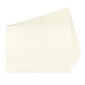 5x7 Ivory Linen Paper Textured Cardstock, Goefun 100lb Wedding Invitation Cardstock Light Cream, Thick Paper for Printing, Invitations, Artworks, Cardmaking, 100 Pack